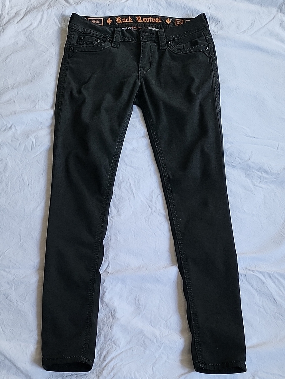 Rock Revival Slim Black Stretch Jeans